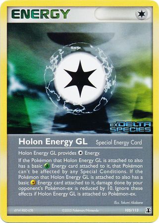 Holon Energy GL (105/113) (Stamped) [EX: Delta Species] | North Game Den