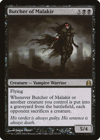 Butcher of Malakir [Commander 2011] | North Game Den
