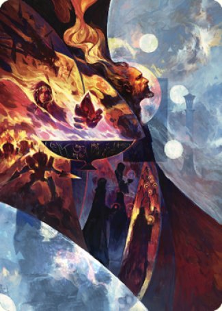 Urza's Command Art Card [The Brothers' War Art Series] | North Game Den