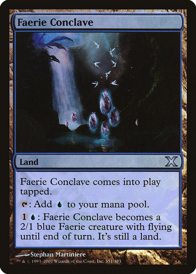 Faerie Conclave (Premium Foil) [Tenth Edition] | North Game Den