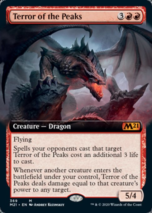 Terror of the Peaks (Extended Art) [Core Set 2021] | North Game Den