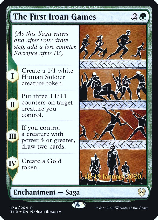 The First Iroan Games [Theros Beyond Death Prerelease Promos] | North Game Den