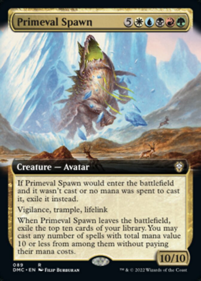 Primeval Spawn (Extended Art) [Dominaria United Commander] | North Game Den