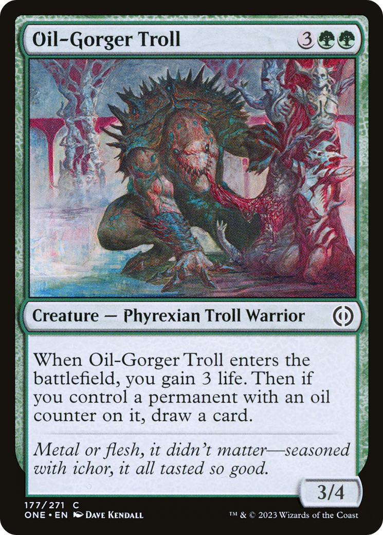 Oil-Gorger Troll [Phyrexia: All Will Be One] | North Game Den