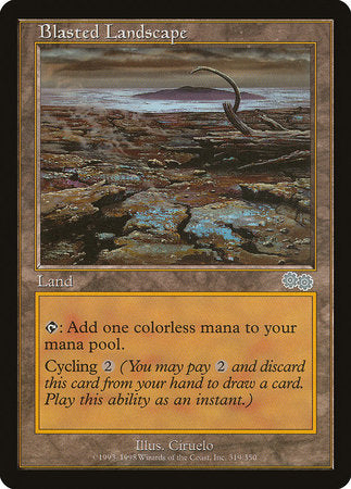 Blasted Landscape [Urza's Saga] | North Game Den