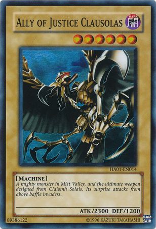 Ally of Justice Clausolas [HA01-EN014] Super Rare | North Game Den