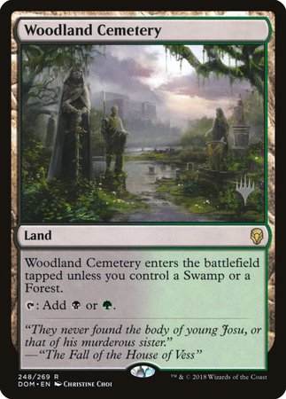 Woodland Cemetery [Dominaria Promos] | North Game Den