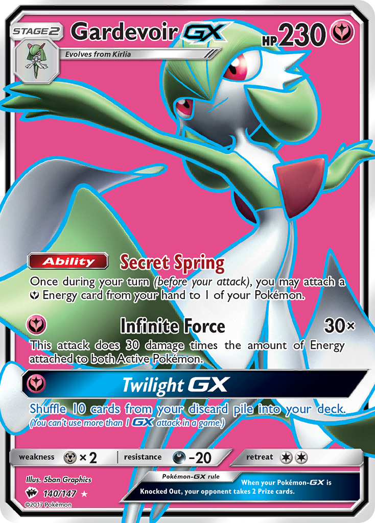 Gardevoir GX (140/147) [Sun & Moon: Burning Shadows] | North Game Den