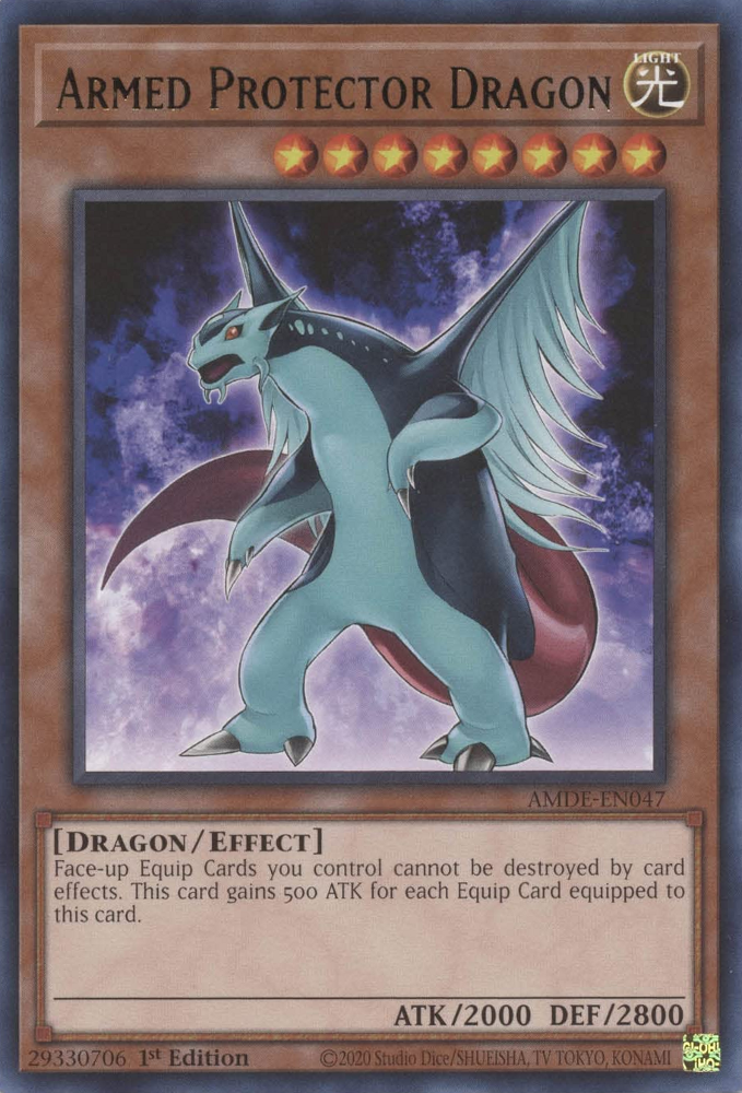 Armed Protector Dragon [AMDE-EN047] Rare | North Game Den