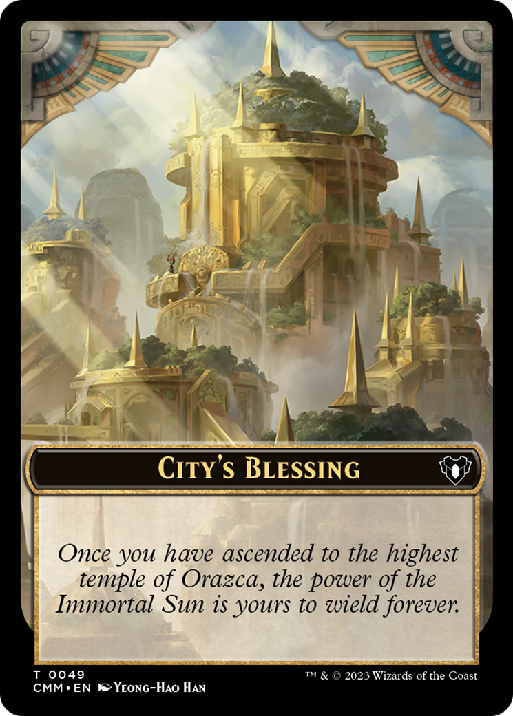 City's Blessing Token [Commander Masters Tokens] | North Game Den