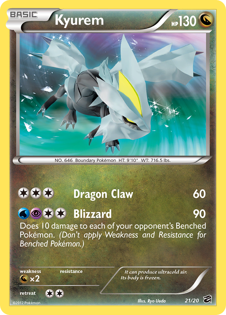 Kyurem (21/20) [Black & White: Dragon Vault] | North Game Den