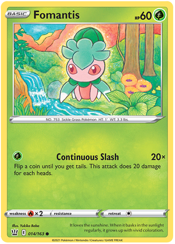 Fomantis (014/163) [Sword & Shield: Battle Styles] | North Game Den