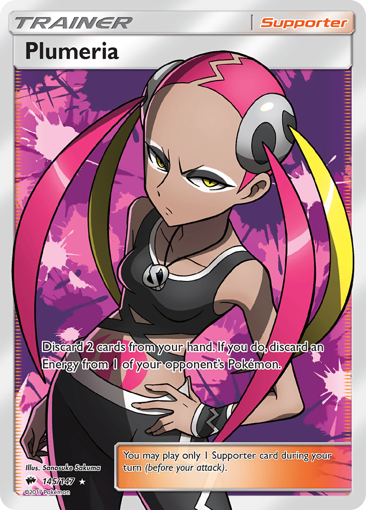 Plumeria (145/147) [Sun & Moon: Burning Shadows] | North Game Den