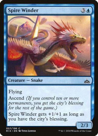 Spire Winder [Rivals of Ixalan] | North Game Den