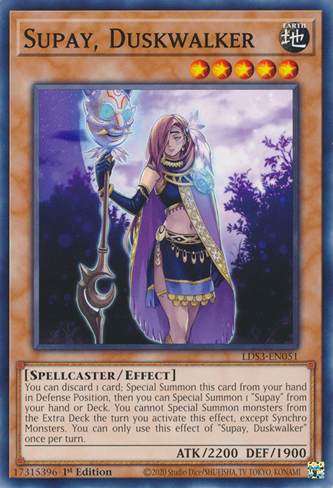 Supay, Duskwalker [LDS3-EN051] Common | North Game Den