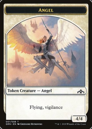 Angel Token [Guilds of Ravnica Tokens] | North Game Den