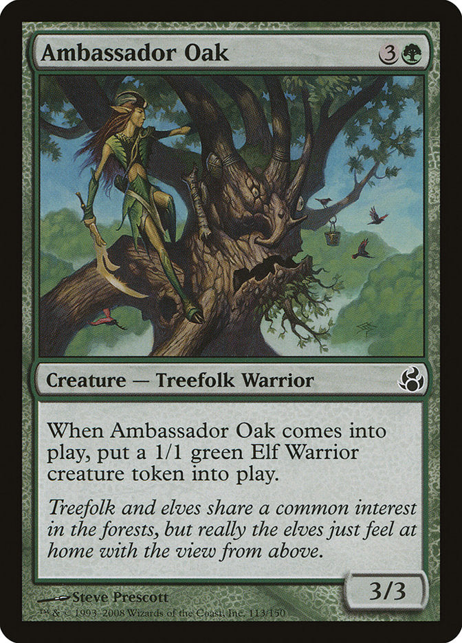 Ambassador Oak (Oversized) [Oversize Cards] | North Game Den