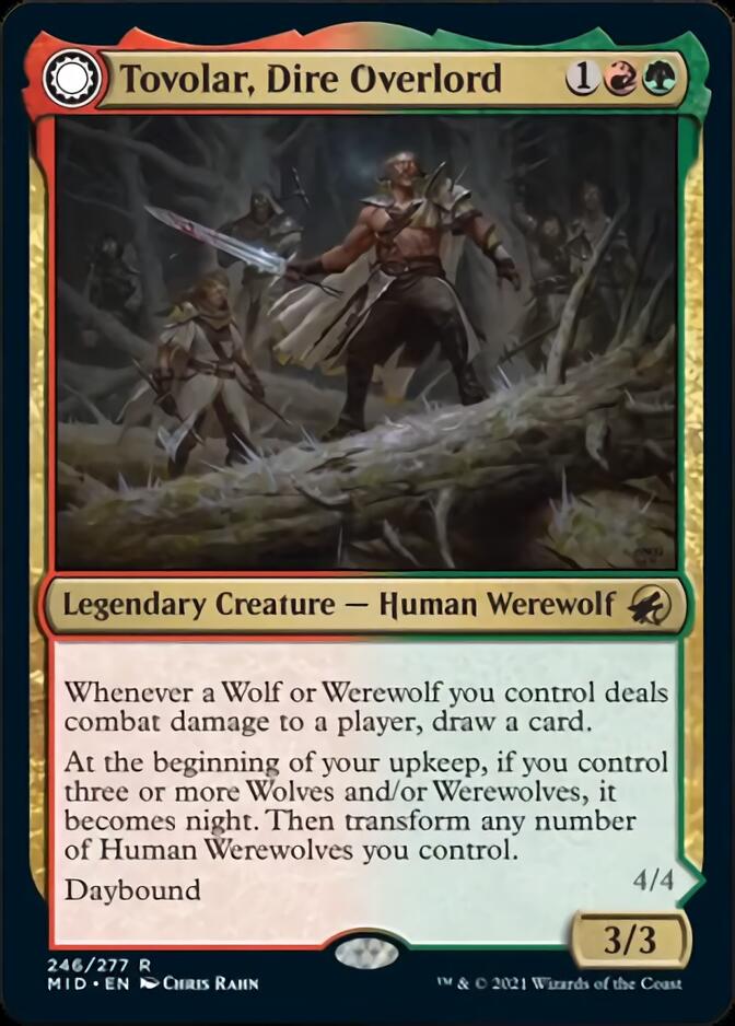 Tovolar, Dire Overlord // Tovolar, the Midnight Scourge [Innistrad: Midnight Hunt] | North Game Den