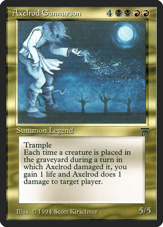 Axelrod Gunnarson [Legends] | North Game Den