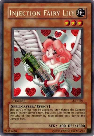 Injection Fairy Lily [LOD-100] Secret Rare | North Game Den