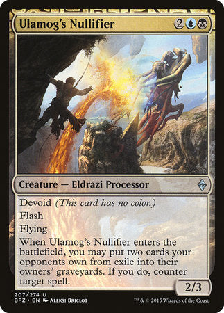 Ulamog's Nullifier [Battle for Zendikar] | North Game Den