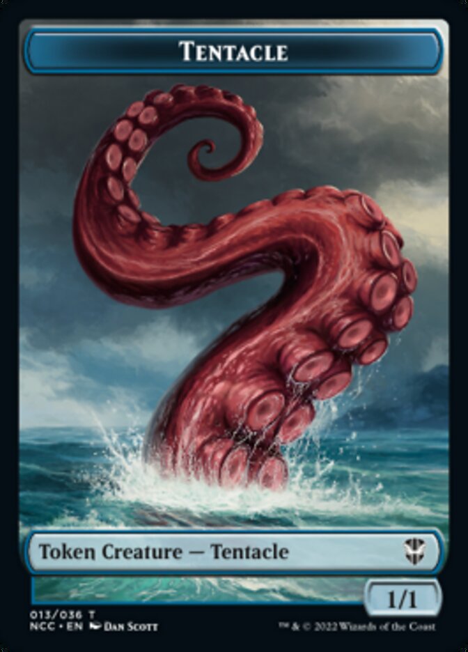 Tentacle // Clue Double-sided Token [Streets of New Capenna Commander Tokens] | North Game Den