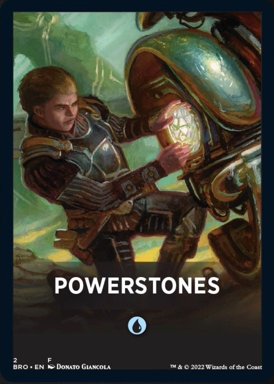 Powerstones Theme Card [The Brothers' War Tokens] | North Game Den