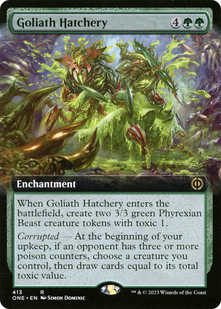 Goliath Hatchery (Extended Art) [Phyrexia: All Will Be One] | North Game Den