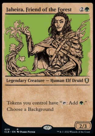 Jaheira, Friend of the Forest (Showcase) [Commander Legends: Battle for Baldur's Gate] | North Game Den