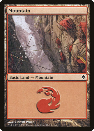 Mountain (245a) [Zendikar] | North Game Den