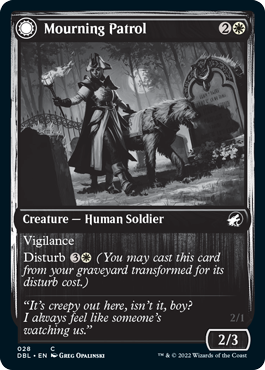 Mourning Patrol // Morning Apparition [Innistrad: Double Feature] | North Game Den