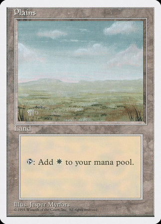 Plains (C) [Fourth Edition] | North Game Den