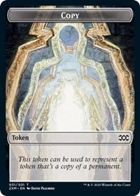 Copy // Human Soldier Double-sided Token [Double Masters Tokens] | North Game Den