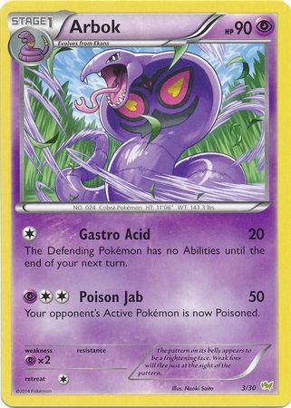 Arbok (3/30) [XY: Trainer Kit - Noivern] | North Game Den