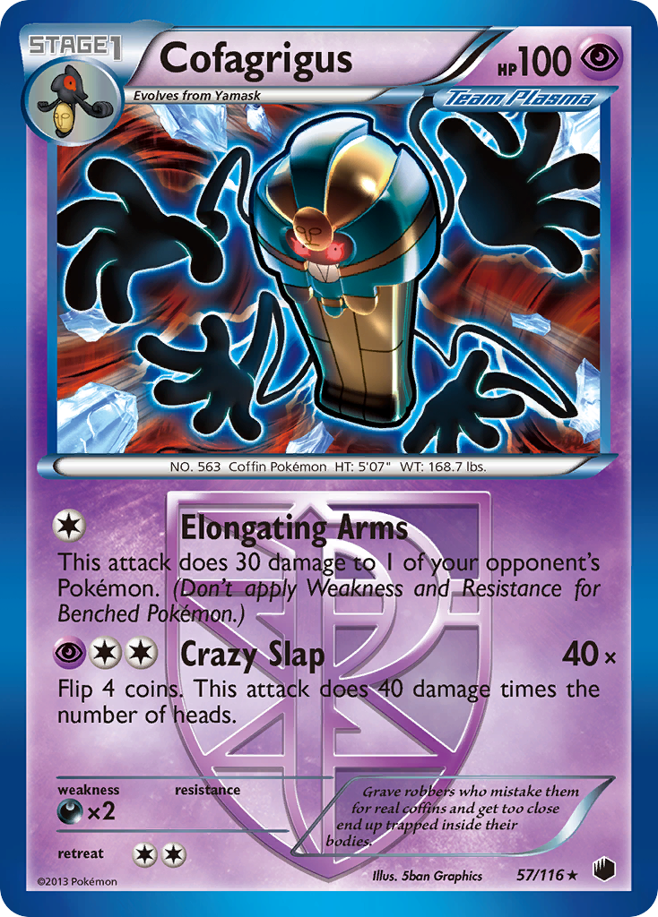 Cofagrigus (57/116) [Black & White: Plasma Freeze] | North Game Den