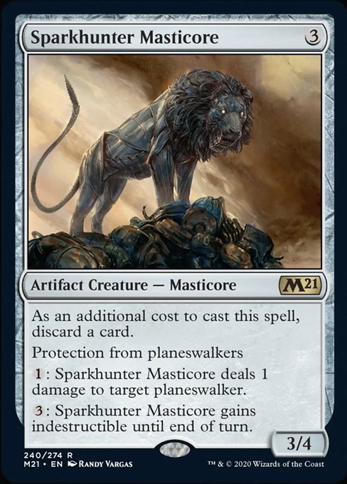 Sparkhunter Masticore [Core Set 2021] | North Game Den