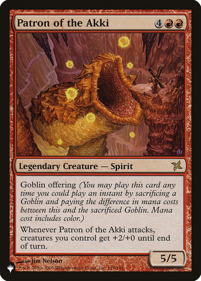 Patron of the Akki [The List] | North Game Den