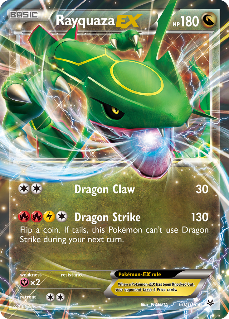 Rayquaza EX (60/108) [XY: Roaring Skies] | North Game Den
