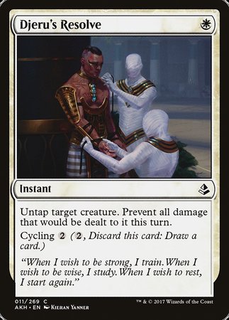 Djeru's Resolve [Amonkhet] | North Game Den