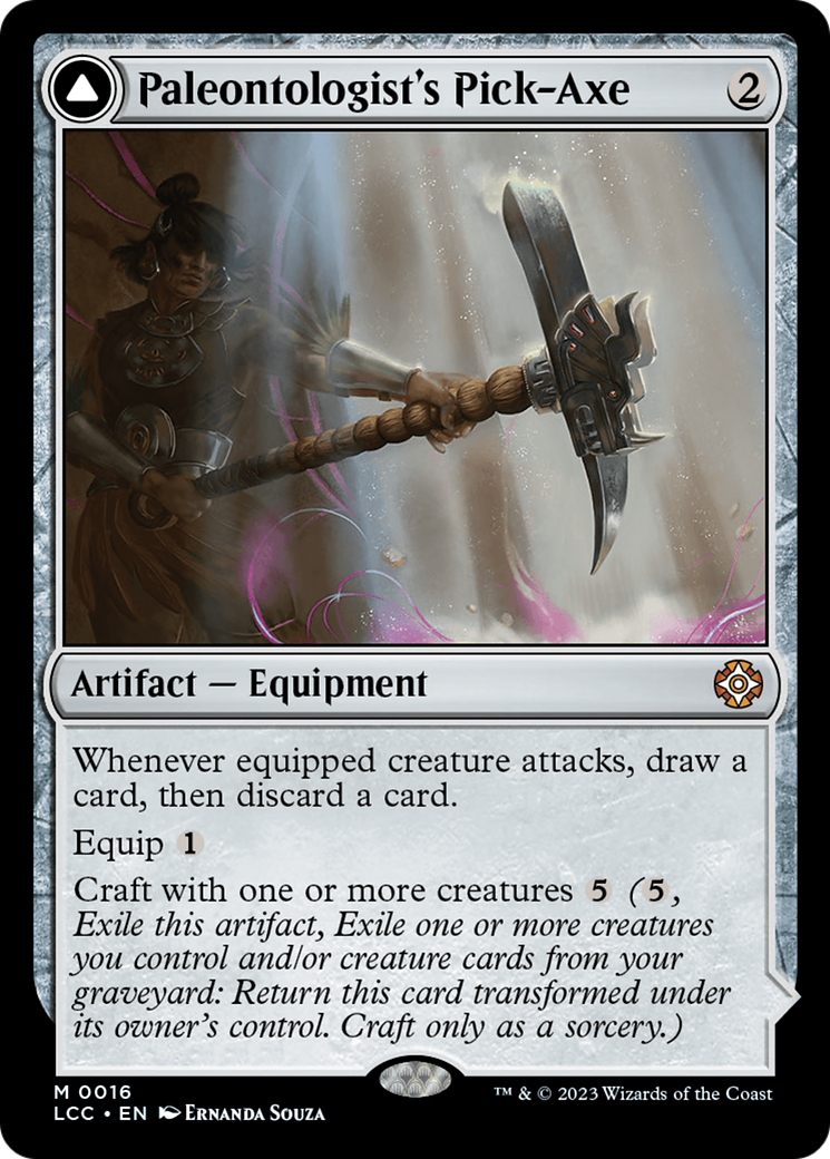 Paleontologist's Pick-Axe [The Lost Caverns of Ixalan Commander] | North Game Den