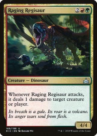 Raging Regisaur [Rivals of Ixalan] | North Game Den