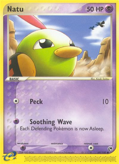 Natu (69/100) [EX: Sandstorm] | North Game Den