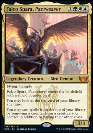 Falco Spara, Pactweaver (Promo Pack) [Streets of New Capenna Promos] | North Game Den