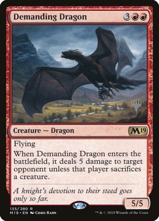 Demanding Dragon [Core Set 2019 Promos] | North Game Den