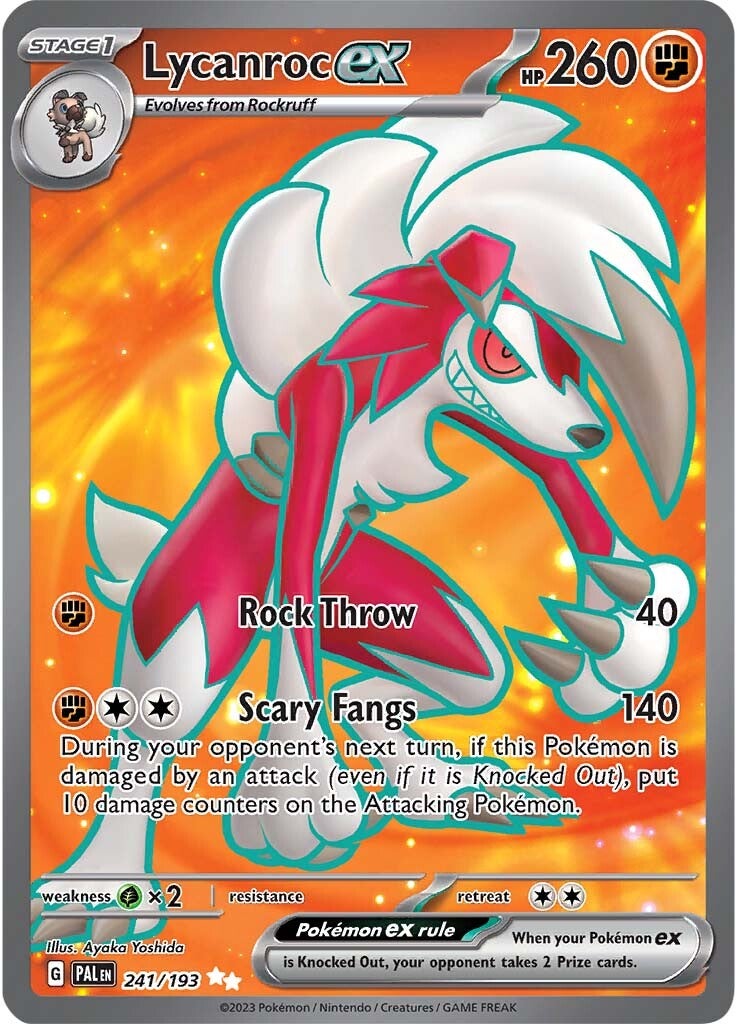 Lycanroc ex (241/193) [Scarlet & Violet: Paldea Evolved] | North Game Den