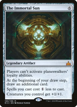 The Immortal Sun [Rivals of Ixalan] | North Game Den