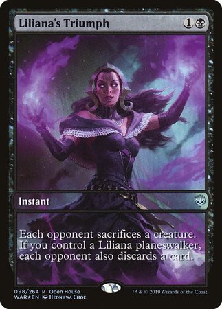 Liliana's Triumph [War of the Spark Promos] | North Game Den