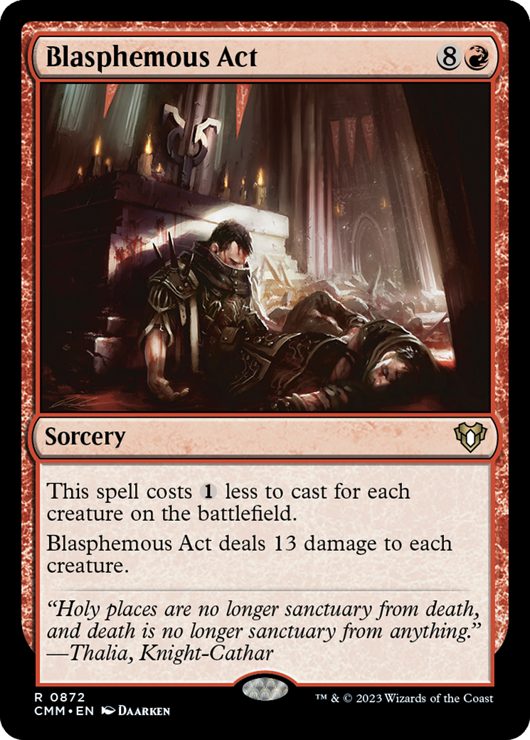 Blasphemous Act [Commander Masters] | North Game Den