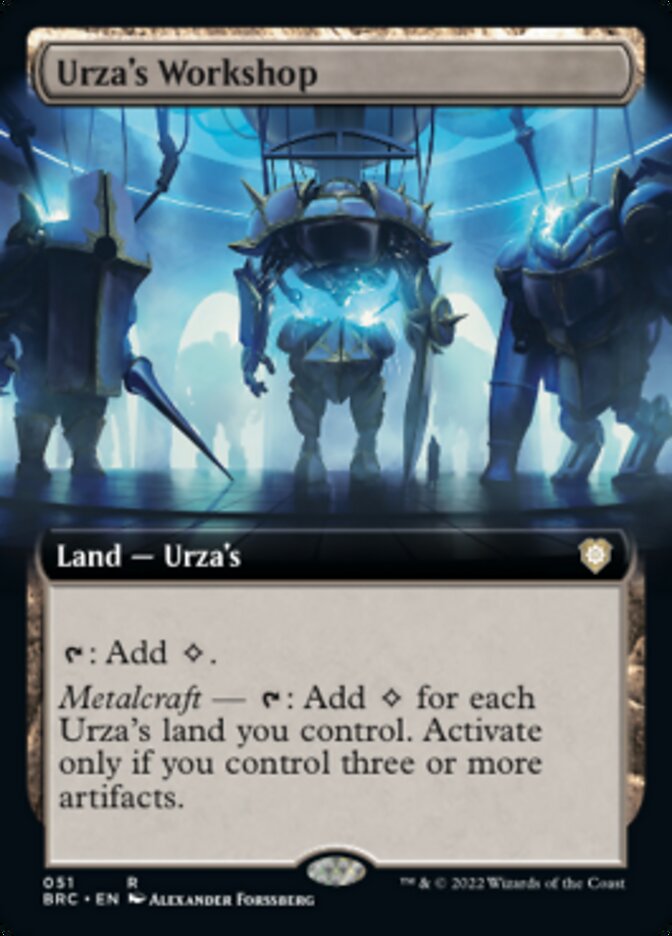 Urza's Workshop (Extended Art) [The Brothers' War Commander] | North Game Den