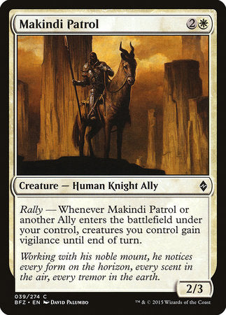 Makindi Patrol [Battle for Zendikar] | North Game Den